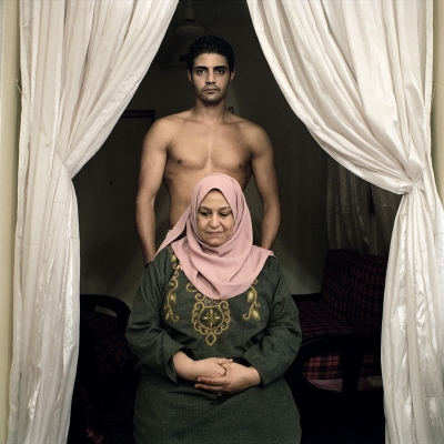 Egypt, Cairo, 2008Mother and son. Tharwat and his mother.Egypte, Le Caire, 2008Mère et fils. Tharwat et sa mère.Denis Dailleux / Agence VU