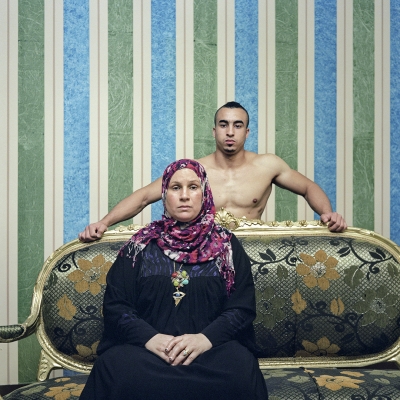 Egypt, Cairo, 2013Mother and son. Mahmoud and his mother.Egypte, Le Caire, 2013Mère et fils. Mahmoud et sa mère.Denis Dailleux / Agence VU