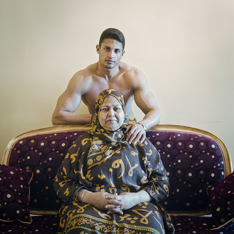 Egypt, Cairo, 2013Mother and son. Emad el Deen and his mother.Egypte, Le Caire, 2013Mère et fils. Emad el Deen et sa mère.Denis Dailleux / Agence VU