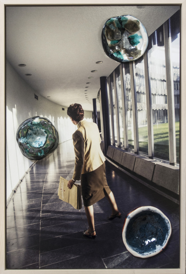 France, 2014-2015Double Mix N∞24.Photography and ceramics set up.France, 2014-2015Double Mix N∞24.Montage photographie et cÈramique.Darzacq et L¸nemann / Agence VU