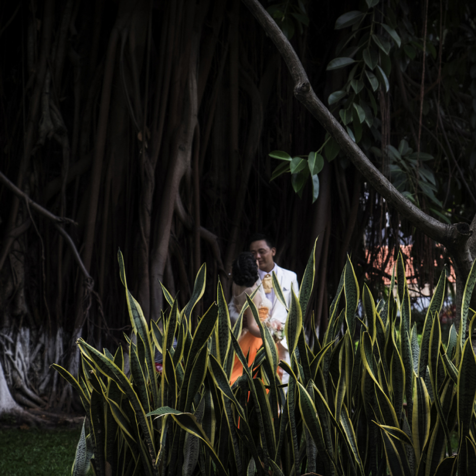 Vietnam, Ho Chi Minh, 17 April 2015Bride and groom.Vietnam, Ho Chi Minh, 17 avril 2015mariés.Franck Ferville / Agence VU