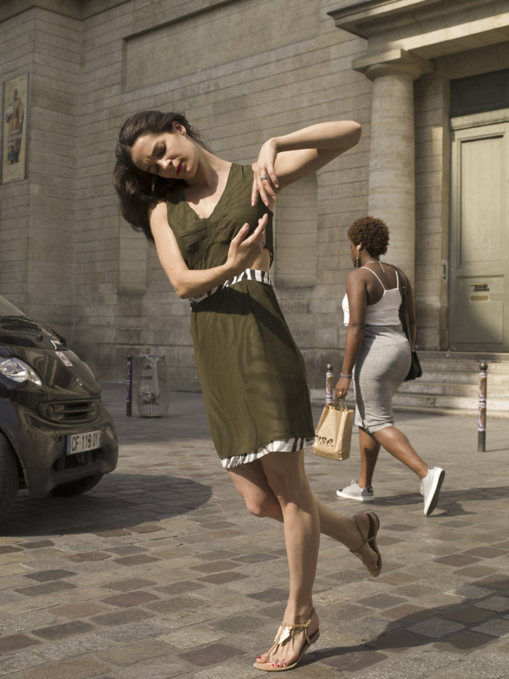 France, Paris, 03 July 2015From the series Act 2.Amandine Albisson.France, Paris, 03 juillet 2015Issue de la série Act 2.Amandine Albisson.Denis Darzacq / Agence VU