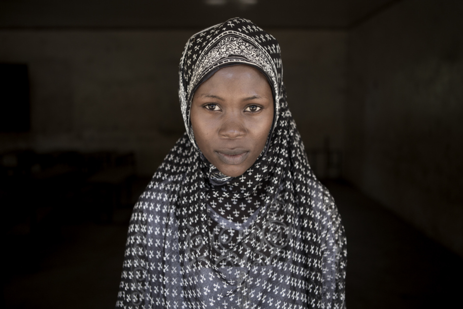 Comoros, Mohéli Island, Fomboni, October 16 2015Souranta Abdala, 16 years old."I have two kids, they have 3 and 1 years old. I have been forced to mary a friend whom I get pregnant from. Our two family like each other and help us to go to shcool. I am in second year in middle school and my husband in last year in high school. I would like to go to university to become a teacher."
