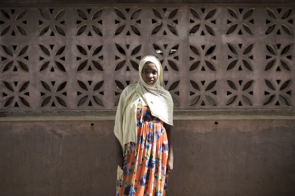 Comoros, Mohéli Island, Fomboni, October 16 2015Fanya Abdu Said, 15 years old."It was an accident. I was 14 years old and I didn't knew about contraception when I get pregnant from my boyfriend, who is a builder. Our parents married us. I was in last year of primary school and I had to left school. Our child is 1 now. I don't want any other kid but my husband doesn't want us to go to family planning and since they told me I have to obey to my husband, I obey."
