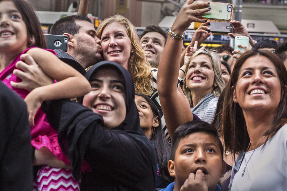 USA, New York, 26 September 2015From the series "Love in Time Square".USA, New York, 26 September 2015Issue de la sÈrie "Love in Time Square".Jean-Christian Bourcart / Agence VU