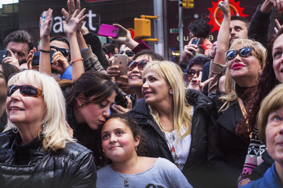 USA, New York, 05 October 2015From the series "Love in Time Square".USA, New York, 05 octobre 2015Issue de la sÈrie "Love in Time Square".Jean-Christian Bourcart / Agence VU