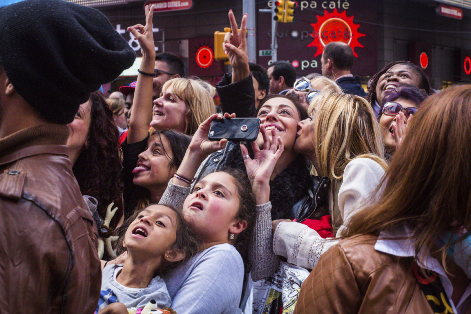 USA, New York, 05 October 2015From the series "Love in Time Square".USA, New York, 05 octobre 2015Issue de la sÈrie "Love in Time Square".Jean-Christian Bourcart / Agence VU