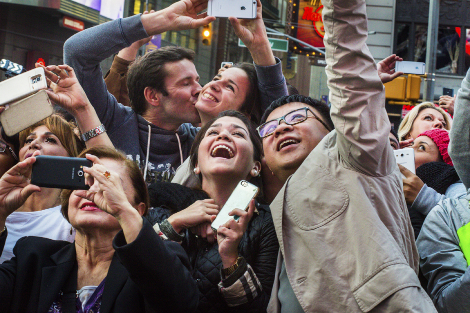 USA, New York, 05 October 2015From the series "Love in Time Square".USA, New York, 05 octobre 2015Issue de la sÈrie "Love in Time Square".Jean-Christian Bourcart / Agence VU