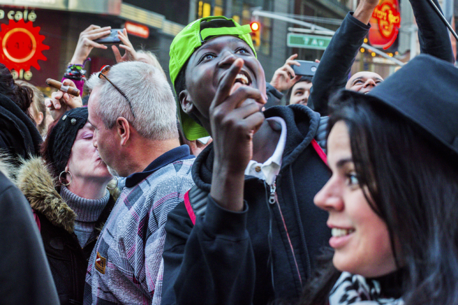 USA, New York, 19 October 2015From the series "Love in Time Square".USA, New York, 19 octobre 2015Issue de la sÈrie "Love in Time Square".Jean-Christian Bourcart / Agence VU
