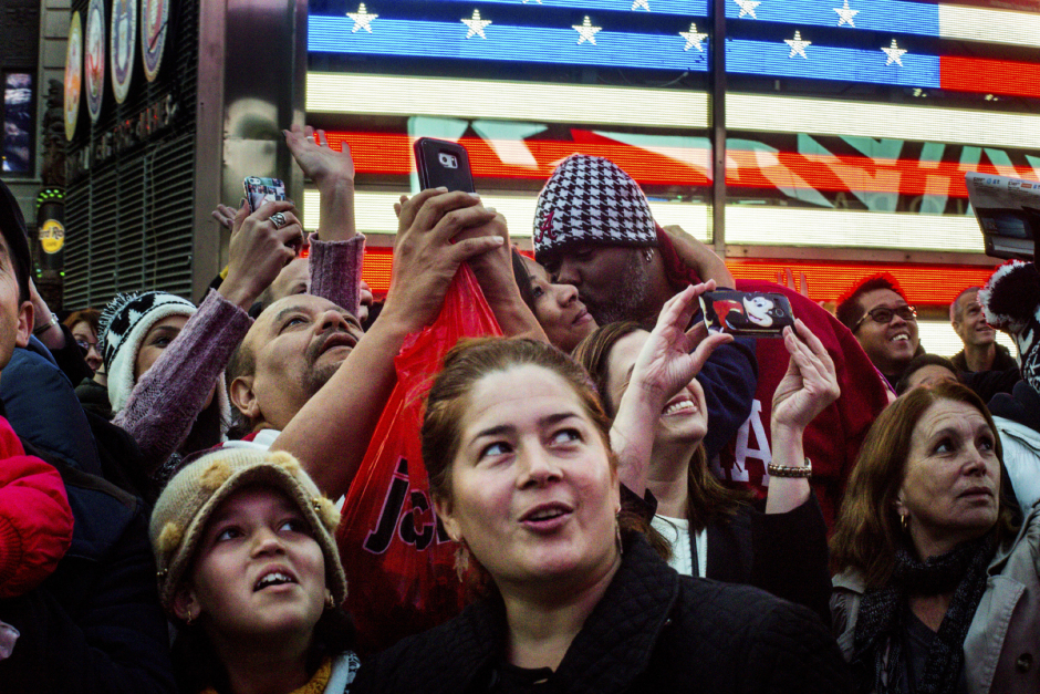 USA, New York, 19 October 2015From the series "Love in Time Square".USA, New York, 19 octobre 2015Issue de la sÈrie "Love in Time Square".Jean-Christian Bourcart / Agence VU