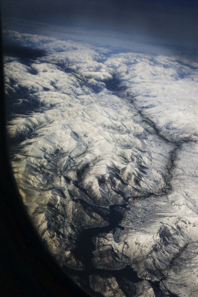 France, 15 March 2013The Pyrenees, from aeroplane.France, 15 mars 2013Les PyrÈnÈes, vue depuis un avion.Monika Macdonald / Agence VU