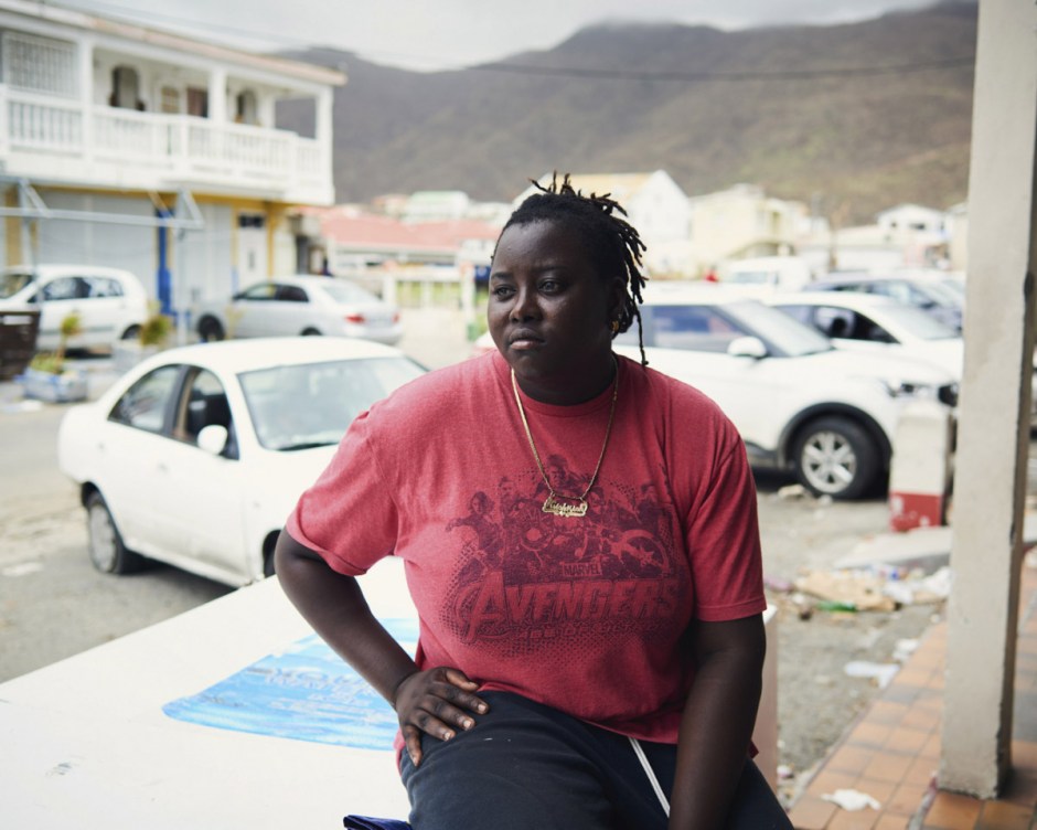 Antilles, Île de Saint-Martin, 15 September 2017 - Irma hurricane. In the Orléans district, a poorer area where a strong community coming from Haiti and Jamaica live.
