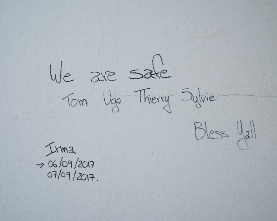 Antilles, Saint-Martin, 21 September 2017 - Irma Hurricane. In the Sandy Ground district.