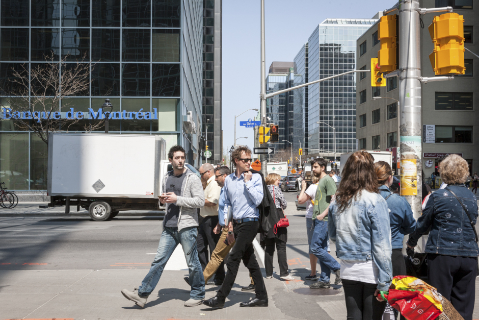 Canada, Ontario, Ottawa, 12 May 2016Downtown.Canada, Ontario, Ottawa, 12 mai 2016Centre ville.Rip Hopkins / Agence VU / Ambassade de France au Canada