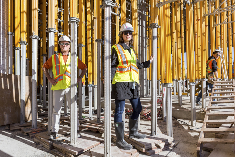 Canada, Ontario, Ottawa, 12 October 2016Ottawa Art Gallery new building.Canada, Ontario, Ottawa, 12 octobre 2016Chantier du nouveau batiment de l'Ottawa Art Gallery.Rip Hopkins / Agence VU / Ambassade de France au Canada