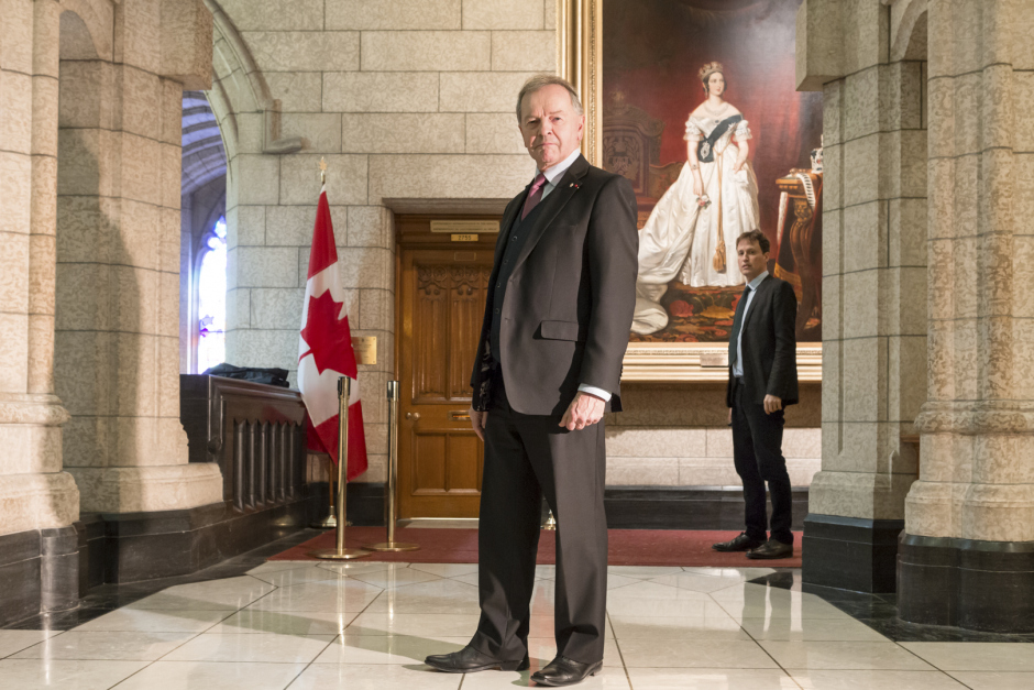 Canada, Ontario, Ottawa, 02 March 2017Senator Serge Joyal, Canadian Parliament.Canada, Ontario, Ottawa, 02 mars 2017Le Sénateur Serge Joyal, au Parlement Canadien.Rip Hopkins / Agence VU / Ambassade de France au Canada