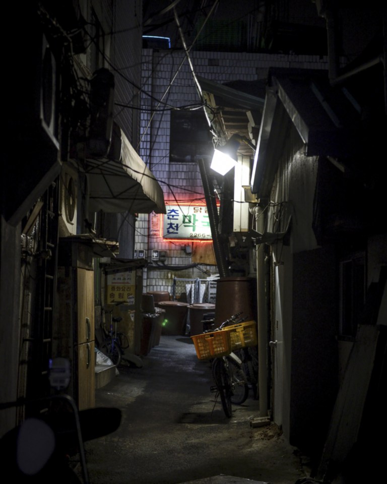 South Korea, Seoul, 26 December 2016. Euljiro-4-ga district.