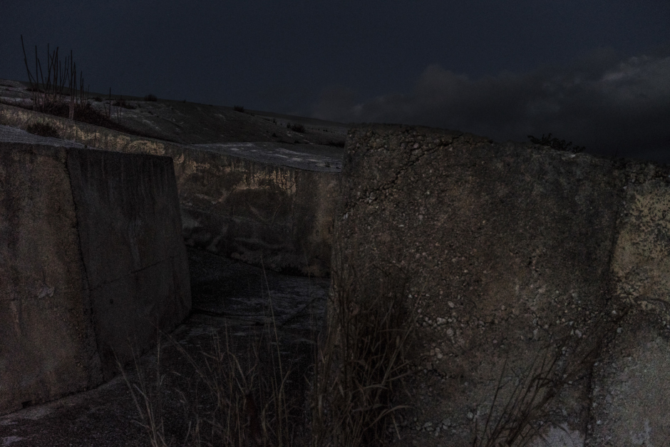 Italy, Gibellina (Trapani), 08 February 2018From the series "Il Cretto Grande".Il Cretto di Burri (Crack of Gibellina).Italie, Gibellina (Trapani), 08 fÈvrier 2018Issue de la sÈrie "Il Cretto Grande".Le Cretto de Burri (ou Cretto de Gibellina).Massimo Siragusa / Agence VU