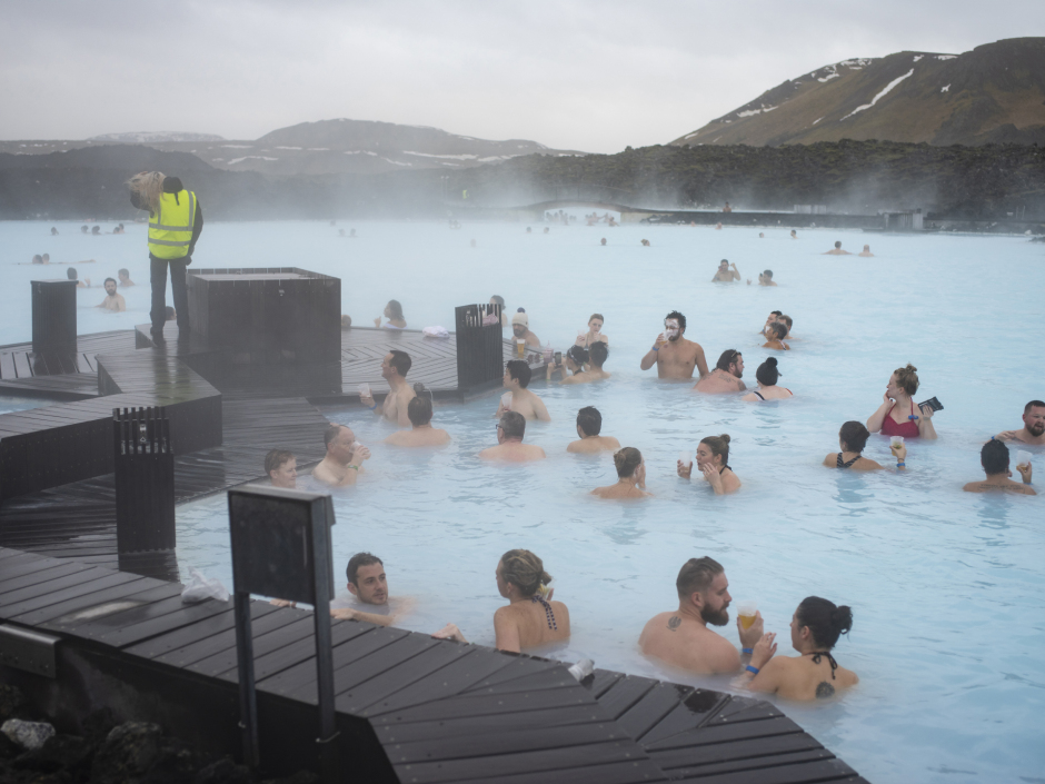Iceland, Grindavík, 11 December 2018Blue lagun. Islande, Grindavík, 11 décembre 2018Lagon Bleu. Franck Ferville / Agence VU