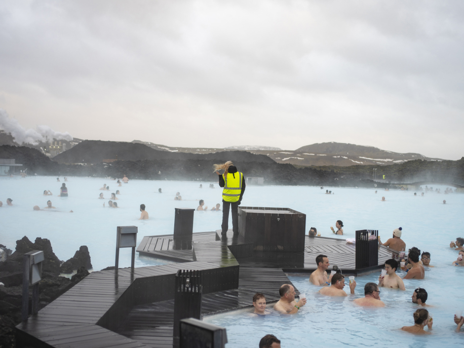 Iceland, Grindavík, 11 December 2018Blue lagun. Islande, Grindavík, 11 décembre 2018Lagon Bleu. Franck Ferville / Agence VU