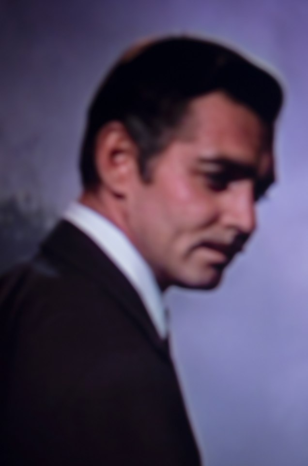 From the series "IcÙnes".Clark Gable , Gone with the wind.Issue de la sÈrie "IcÙnes".Clark Gable , Autant en emporte le vent.FranÁois Fontaine / Agence VU