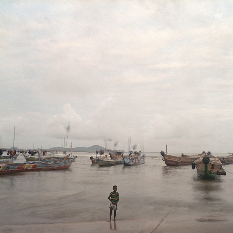 Ghana, Apam, September 2014Fishermens' boatsGhana, Apam, septembre 2014Barques de pêcheurs.Denis Dailleux / Agence VU