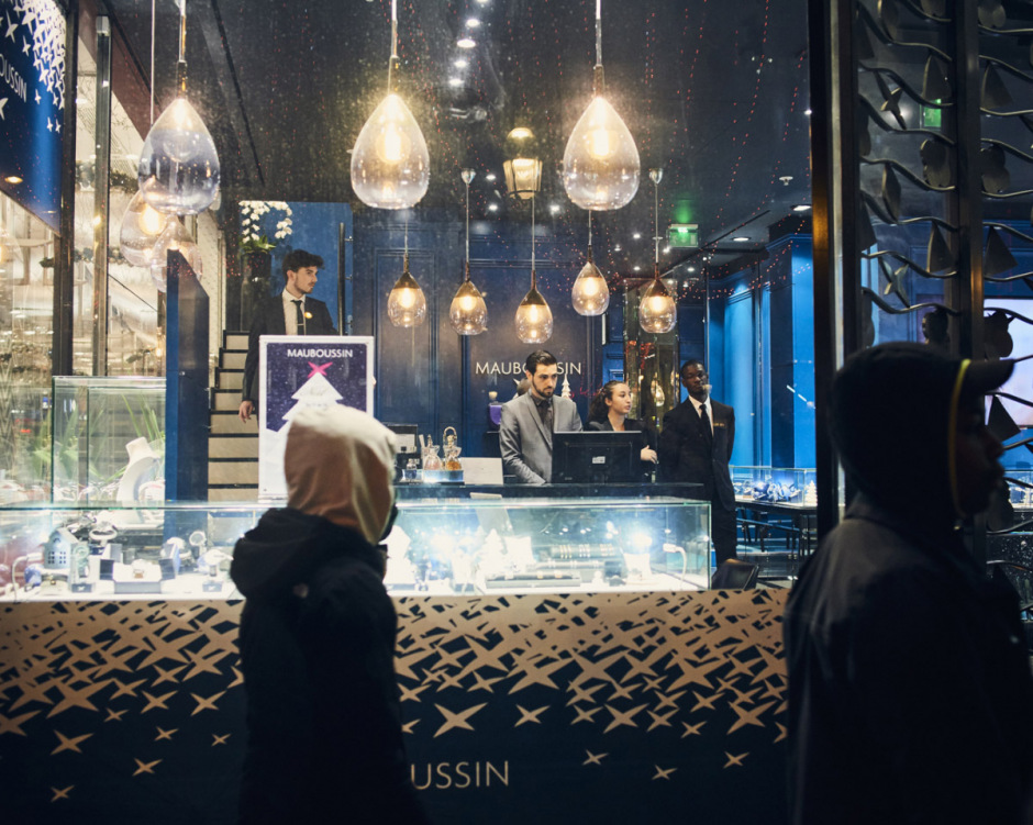 France, Paris, 22 December 2018 - Demonstration of the "Yellow Vests": Acte VI.On the Champs-Elysées, some clashes with the police took place, but no breakages or looted shops.