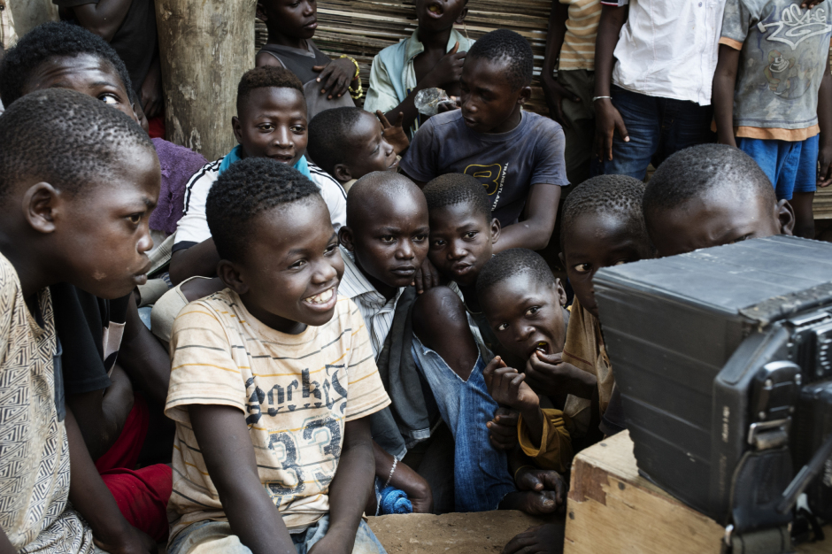 Central Africa, Bangui, 29 November 2018On the movie set of the film "Camille", by Boris Lojkine in Central Africa.République Centrafricaine, Bangui, 29 novembre 2018Tournage du film "Camille" de Boris Lojkine en Centrafrique.Michael Zumstein / Agence VU