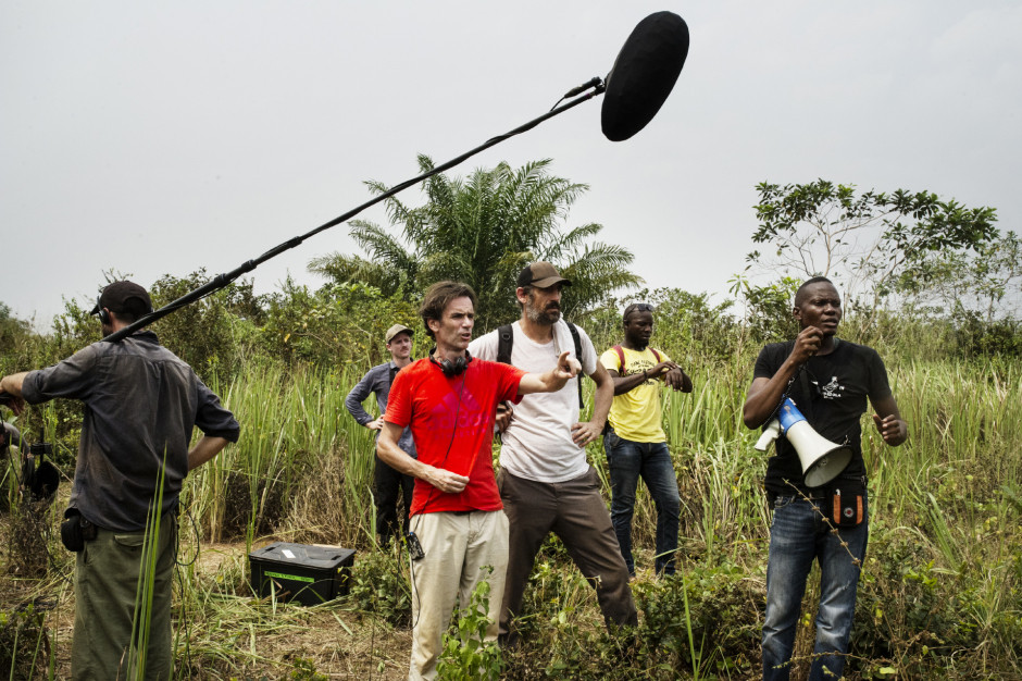 Central Africa, Bangui, 30 November 2018On the movie set of the film "Camille", by Boris Lojkine in Central Africa.Director Boris Lojkine is leading a scene of the film shot on the outskirts of Bangui.République Centrafricaine, Bangui, 30 novembre 2018Tournage du film "Camille" de Boris Lojkine en Centrafrique.Le réalisateur Boris Lojkine dirige une scène du film tournée dans la périphérie de Bangui.Michael Zumstein / Agence VU