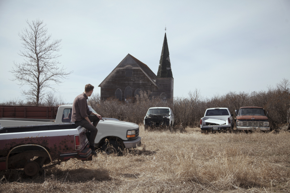 Canada, Saskatchewan, Froude, 20 April 2019From the series "Sinking Ship".Church Lot.Canada, Saskatchewan, Froude, 20 April 2019 Issu de la série "Sinking Ship".Eglise.Kyle Thompson / Agence VU