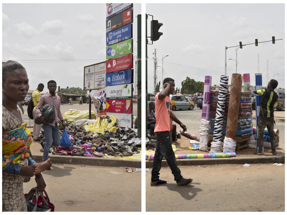 Ghana, Accra, 2017Old Road, Madina. Ghana, Accra, 2017Vieille route de la mÈdina. Guy Tillim / Agence VU