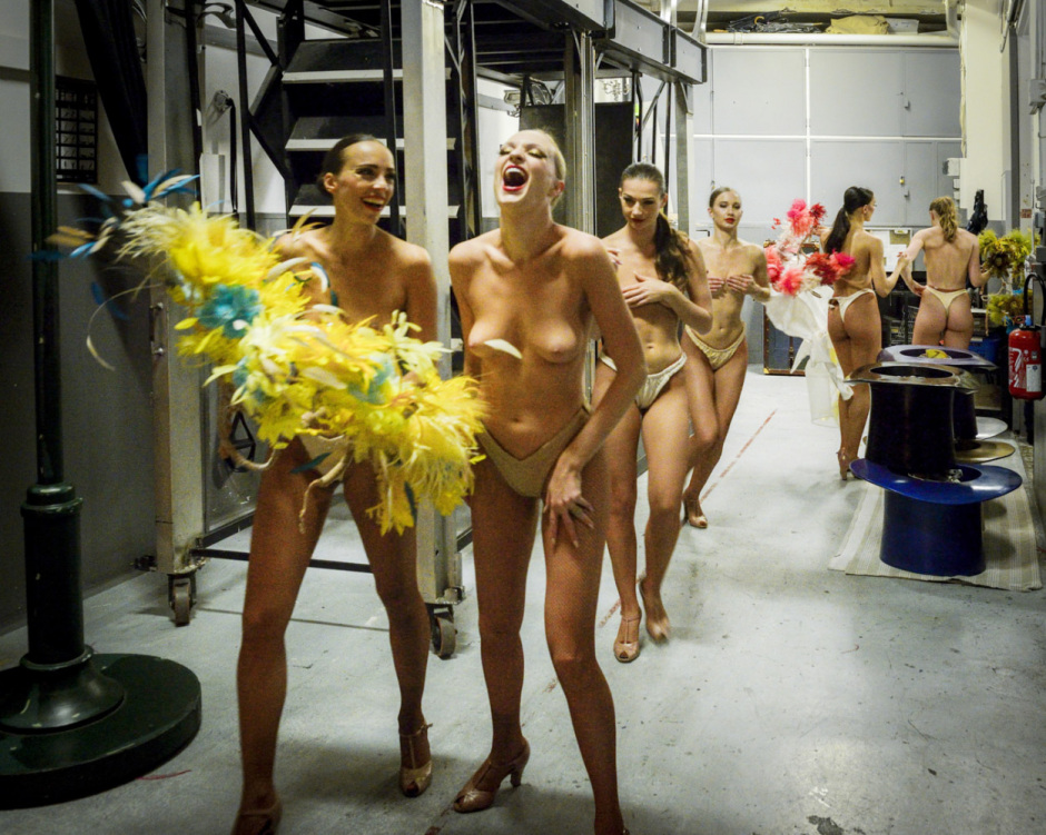 France, Paris, September 24, 2019 - The Lido backstage.