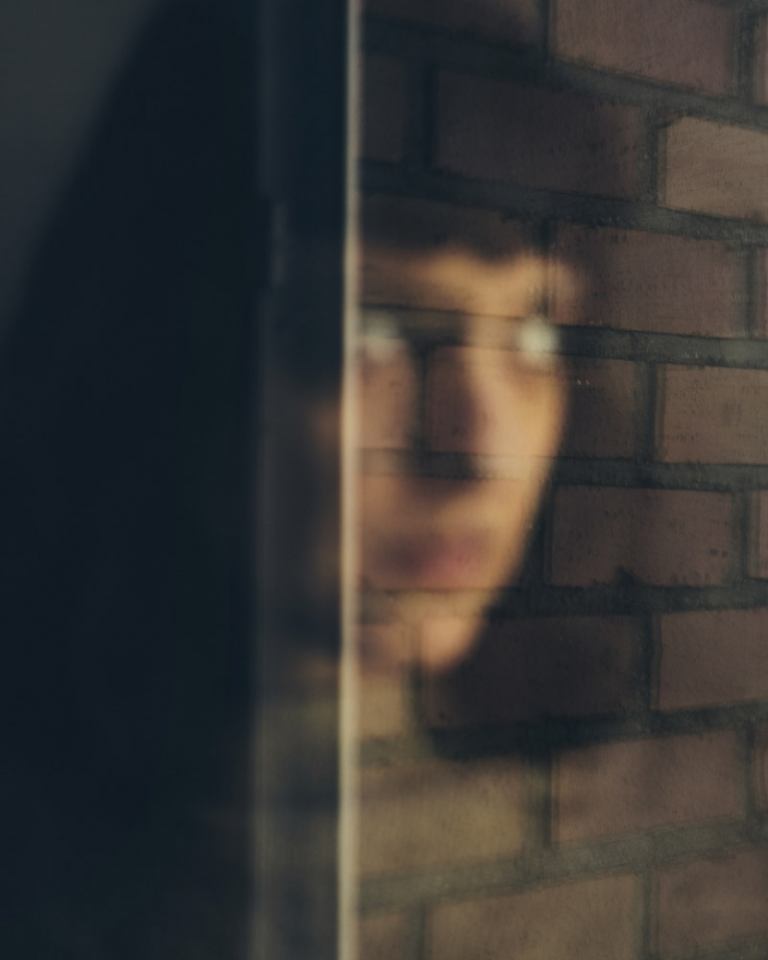 France, Paris, 19 March 2020 - From the series "120mm". Muriel.