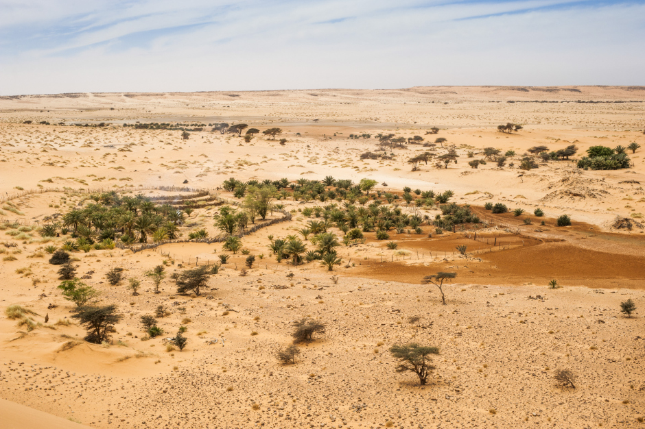 Mauritania, Adrar region, Tanouchert, March 27th 2018 Tanouchert dunes. Mauritanie, Adrar, Tanouchert, 27 mars 2018 Les dunes de Tanouchert. Ferhat Bouda / Agence VU