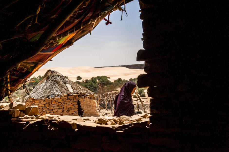 Mauritania, Adrar region, Timinit, April 4th 2018 In the village of Timinit. Mauritanie, Adrar, Timinit, 4 avril 2018 Dans le village de Timinit. Ferhat Bouda / Agence VU