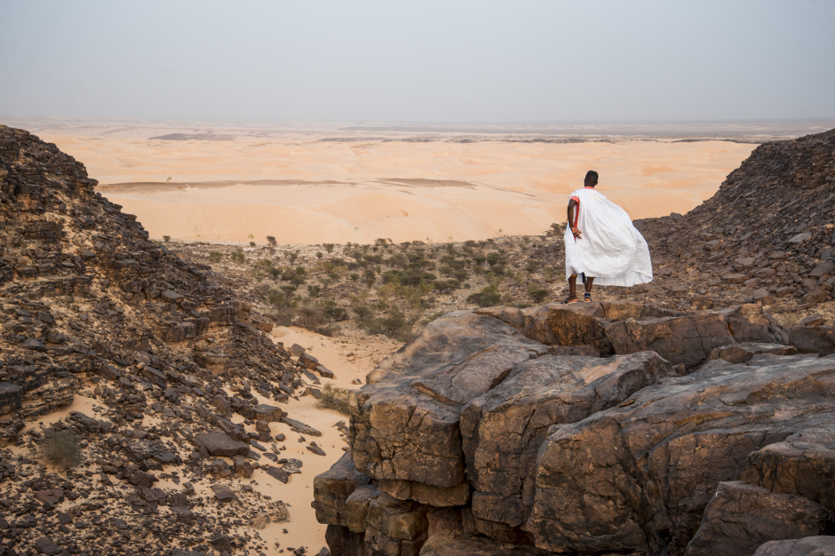 Mauritania, Adrar region, April 5th 2018 The guelta Magui, in the Maadan region. Mauritanie, Adrar, 5 avril 2018 La guelta Magui, dans la région de Maadan. Ferhat Bouda / Agence VU