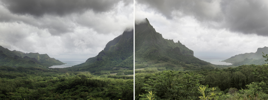 French Polynesia, Moorea, 31 December 2010From the series "Second Nature".Opunohu Bay, Mount Rotui and Cook's Bay.PolynÈsie FranÁaise, Moorea, 31 dÈcembre 2010Issue de la sÈrie "Second Nature".La baie d'Opunohu, le Mont Rotui et la Baie de Cook.Guy Tillim / Agence VU
