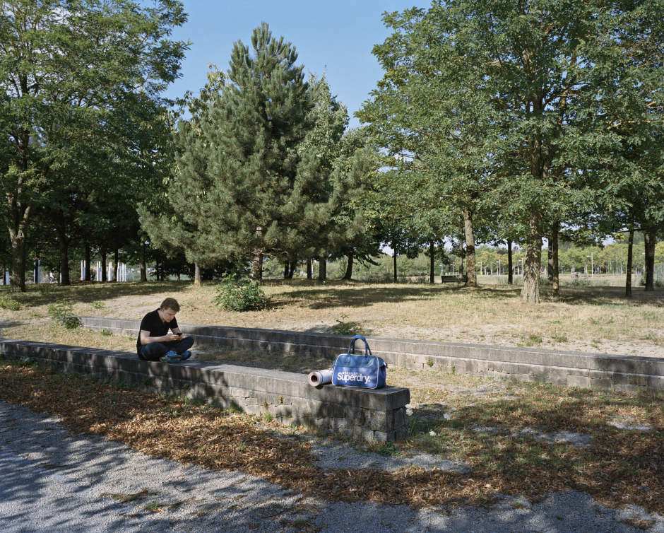 Luxembourg, Kirchberg, July 5, 2015 Central Park. Luxembourg, Kirchberg, 5 juillet 2015 Parc Central. Yvon Lambert / Agence VU