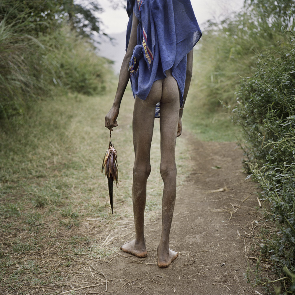 Ethiopia, Anjo, 2005 Surma Village near Tulgit