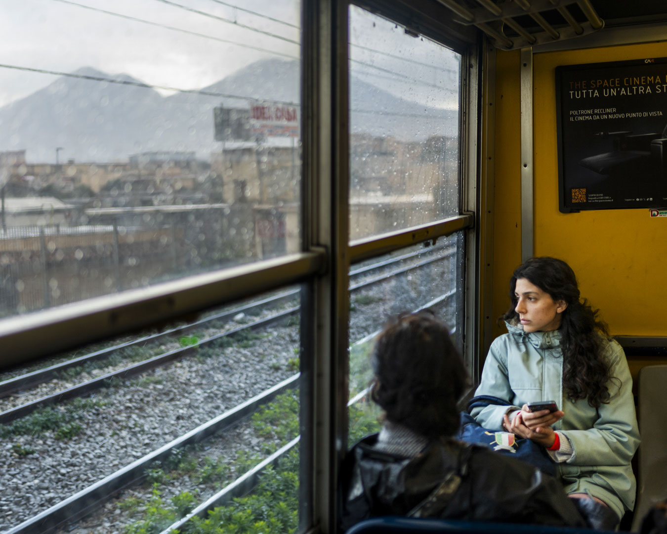 Italy, Napoli, 15 February 2025 - The Circumvesuviana