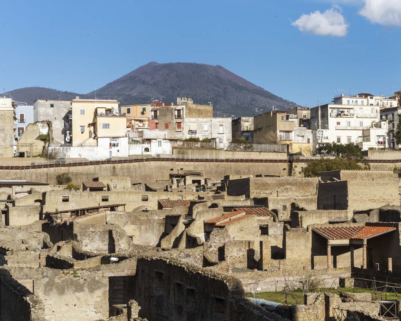 Italy, Herculanum, 16 February 2025 - Herculanum today