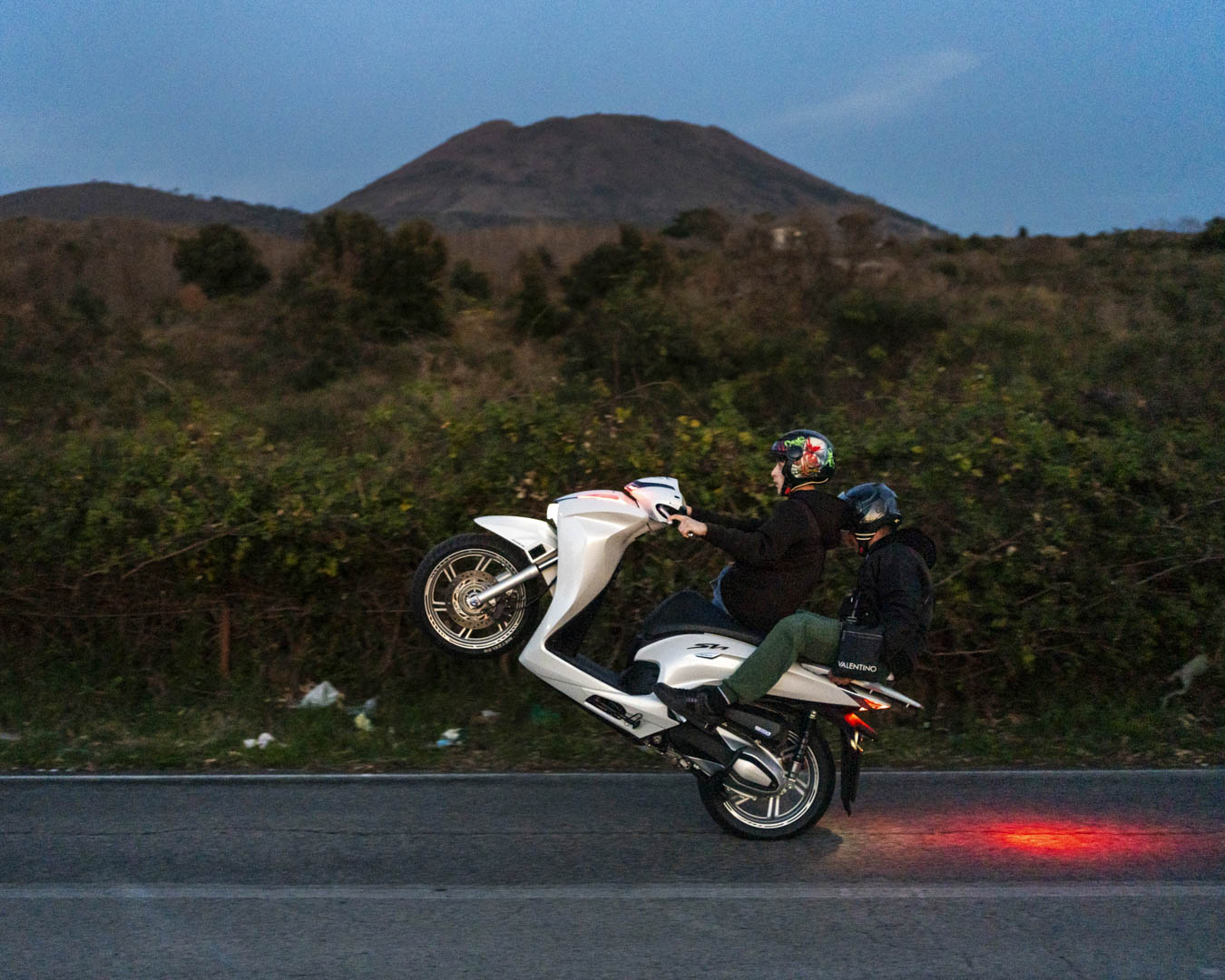 Italy, Around Mount Vesuvius, 16 February 2025 - Road around Mount Vesuvius